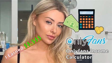 onlyfans calculator|OnlyFans Earning Calculator 